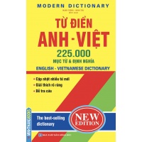 Từ Điển Anh Việt 225.000 Mục Từ Và Định Nghĩa - Bìa Cứng