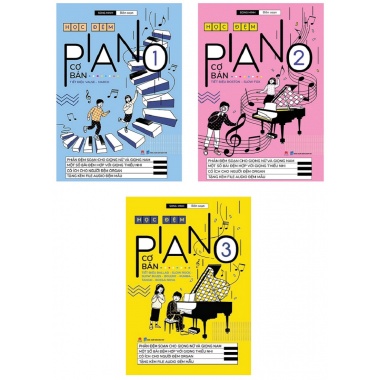 Học Đệm Piano Cơ Bản (Trọn Bộ 3 Tập)