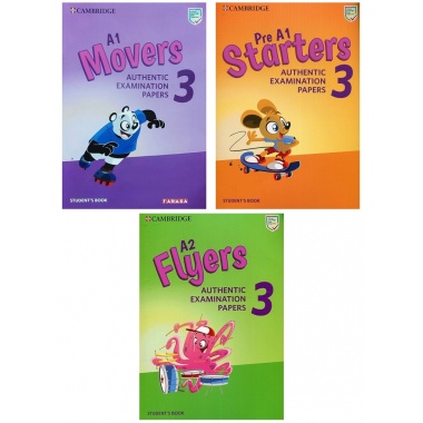Combo Starters, Movers, Flyers Authentic Examination Papers 3 (Bộ 3 Cuốn)