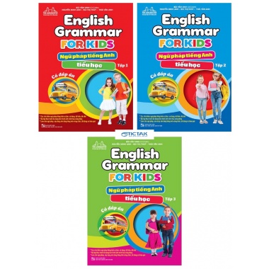 Combo English Grammar For Kids Ngữ Pháp Tiếng Anh Tiểu Học (Bộ 3 Cuốn)