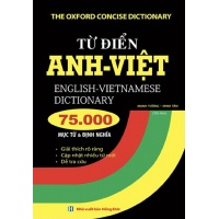 Từ Điển Anh Việt 75000 Mục Từ Và Định Nghĩa (Bìa Cứng)