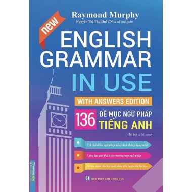 English Grammar In Use, 136 Đề Mục Ngữ Pháp Tiếng Anh (Bản In Màu)