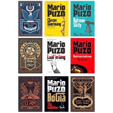 Combo Sách Của Mario Puzo (Trọn Bộ 9 Cuốn)