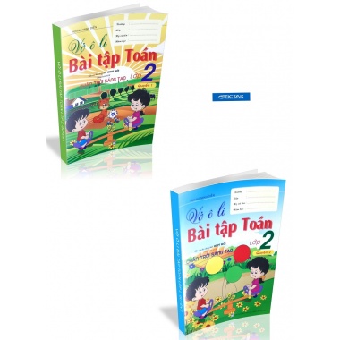 Combo Vở Ô Li Bài Tập Toán Lớp 2 (Dùng Kèm SGK Chân Trời Sáng Tạo)