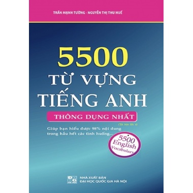 5500 Từ Vựng Tiếng Anh Thông Dụng Nhất