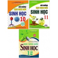 Combo Bồi Dưỡng Học Sinh Giỏi Sinh Học Lớp 10, 11, 12 (Bộ 3 Cuốn)