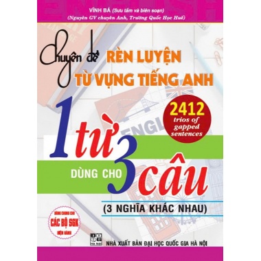 Chuyên Đề Rèn Luyện Từ Vựng Tiếng Anh (1 Từ Dùng Cho 3 Câu 3 Nghĩa Khác Nhau)