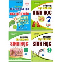 Combo Bồi Dưỡng Học Sinh Giỏi Sinh Học Lớp 6, 7, 8, 9 (Bộ 4 Cuốn)