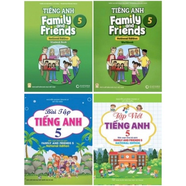 Combo Tiếng Anh Lớp 5 Family And Friends National Edition 5 + Tập Viết Và Bài Tập Bổ Trợ (Bộ 4 Cuốn)