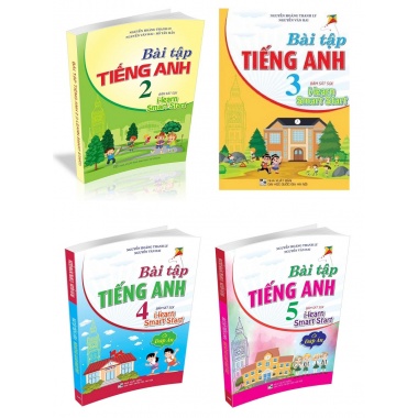 Combo Bài Tập Tiếng Anh Lớp 2, 3, 4, 5 Có Đáp Án (Bám Sát SGK I Learn Smart Start)