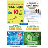 Combo Bồi Dưỡng Học Sinh Giỏi Sinh Học Lớp 10, 11, 12 (Bộ 4 Cuốn)