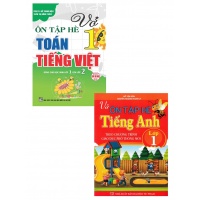 Combo Vở Ôn Tập Hè Toán, Tiếng Việt, Tiếng Anh Lớp 1 (Theo Chương Trình Tiểu Học Mới)