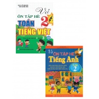 Combo Vở Ôn Tập Hè Toán, Tiếng Việt, Tiếng Anh Lớp 2 (Theo Chương Trình Tiểu Học Mới)