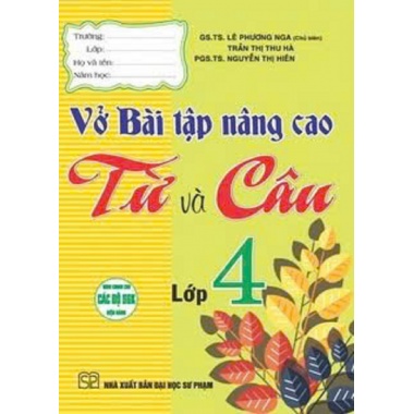 Vở Bài Tập Nâng Cao Từ Và Câu Lớp 4 (Dùng Chung Cho Các Bộ SGK Hiện Hành)