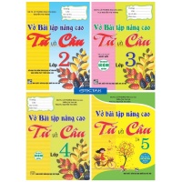 Combo Vở Bài Tập Nâng Cao Từ Và Câu Lớp 2, 3, 4, 5 (Dùng Chung Cho Các Bộ SGK Hiện Hành)