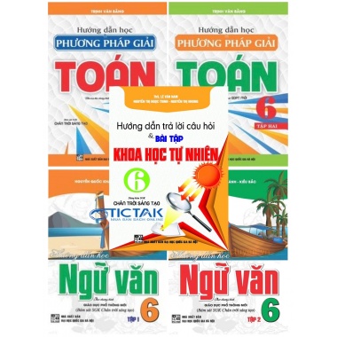 Combo Bộ Sách Tham Khảo Toán, Ngữ Văn, Khoa Học Tự Nhiên Lớp 6 (Bám Sát SGK Chân Trời Sáng Tạo) (Bộ 5 Cuốn)