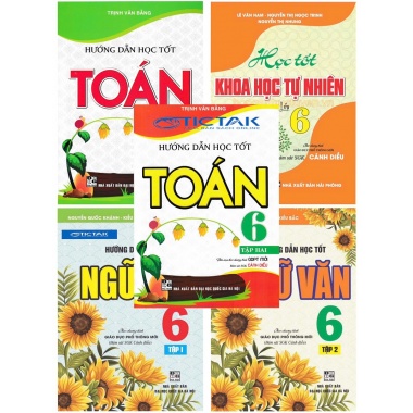 Combo Bộ Sách Tham Khảo Toán, Ngữ Văn, Khoa Học Tự Nhiên Lớp 6 (Bám Sát SGK Cánh Diều) (Bộ 5 Cuốn)