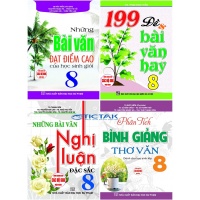 Combo Những Bài Làm Văn Hay Lớp 8  (Dùng Chung Cho Các Bộ SGK Hiện Hành) (Bộ 4 Cuốn)