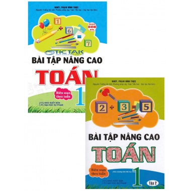 Combo Bài Tập Nâng Cao Toán Lớp 1 (Chương Trình Tiểu Học Mới)