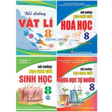 Combo Bồi Dưỡng Học Sinh Giỏi Lí, Hóa, Sinh, Khoa Học Tự Nhiên Lớp 8 (Dùng Chung Cho Các Bộ SGK Hiện Hành)