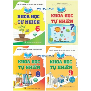 Combo Notebook Khoa Học Tự Nhiên Lớp 6, 7, 8, 9 (Dùng Chung Cho Các Bộ SGK Hiện Hành)