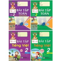 Combo Vở Ô Li Bài Tập Toán + Tiếng Việt Lớp 2 (Dùng Chung Cho Các Bộ SGK Hiện Hành)