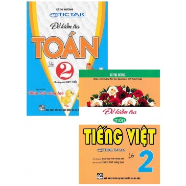 Combo Đề Kiểm Tra Toán + Tiếng Việt Lớp 2 (Bám Sát SGK Chân Trời Sáng Tạo)