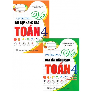 Combo Vở Bài Tập Nâng Cao Toán Lớp 4 (Bám Sát SGK Chân Trời Sáng Tạo)