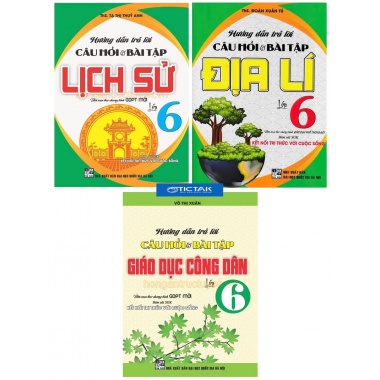 Combo Hướng Dẫn Trả Lời Câu Hỏi Và Bài Tập Lịch Sử + Địa Lí + GDCD Lớp 6 (Bám Sát SGK Kết Nối Tri Thức Với Cuộc Sống)