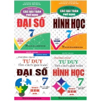 Combo Tổng Hợp Các Bài Toán Phổ Dụng + Phương Pháp Tư Duy Tìm Cách Giải Toán Lớp 7 (Dùng Chung Cho Các Bộ SGK Hiện Hành)