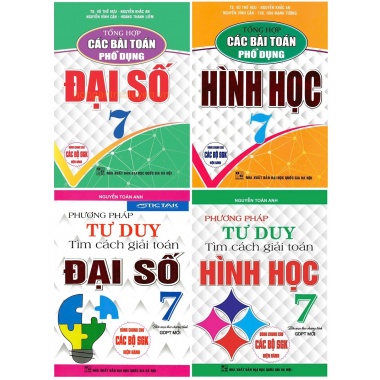 Combo Tổng Hợp Các Bài Toán Phổ Dụng + Phương Pháp Tư Duy Tìm Cách Giải Toán Lớp 7 (Dùng Chung Cho Các Bộ SGK Hiện Hành)