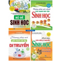 Combo Sách Luyện Thi THPT Quốc Gia Môn Sinh Học Phan Khắc Nghệ (Bộ 4 Cuốn)