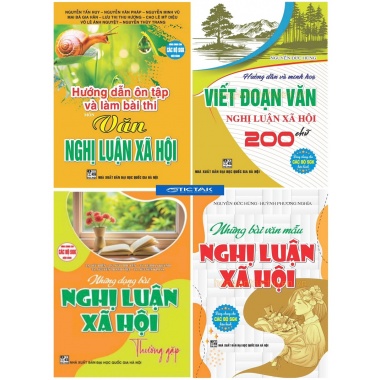 Combo Hướng Dẫn Ôn Tập Và Làm Bài Thi Môn Văn Nghị Luận Xã Hội (Dùng Chung Cho Các Bộ SGK Hiện Hành)