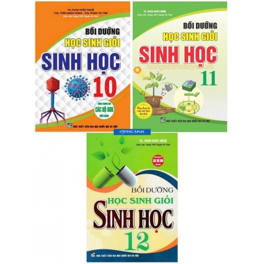 Combo Bồi Dưỡng Học Sinh Giỏi Sinh Học Lớp 10, 11, 12 (Bộ 3 Cuốn)