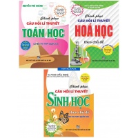 Combo Chinh Phục Câu Hỏi Lí Thuyết Toán Hóa Sinh (Dùng Chung Cho Các Bộ SGK Hiện Hành)