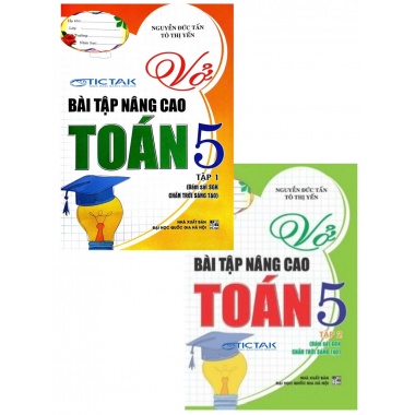 Combo Vở Bài Tập Nâng Cao Toán Lớp 5 (Bám Sát SGK Chân Trời Sáng Tạo)