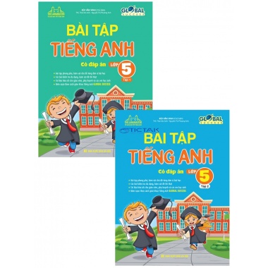 Combo Bài Tập Tiếng Anh Lớp 5 Có Đáp Án Global Success (Bộ 2 Cuốn)