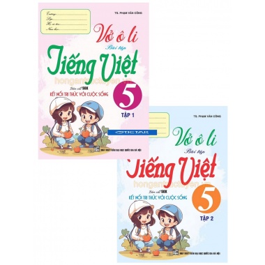 Combo Vở Ô Li Bài Tập Tiếng Việt Lớp 5 (Bám Sát SGK Kết Nối Tri Thức Với Cuộc Sống)