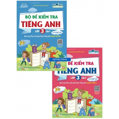 Combo Bộ Đề Kiểm Tra Tiếng Anh Lớp 3 Có Đáp Án Global Success (Bộ 2 Cuốn)