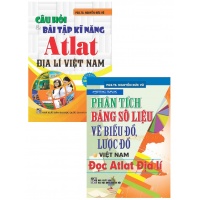 Combo Phân Tích Bảng Số Liệu Vẽ Biểu Đồ, Lược Đồ Việt Nam, Đọc Atlat Địa Lí + Câu Hỏi Và Bài Tập Kĩ Năng Atlat Địa Lí Việt Nam (Bộ 2 Cuốn)