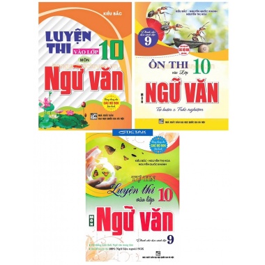 Combo Ôn Tập, Luyện Thi Vào Lớp 10 Môn Ngữ Văn Dành Cho Học Sinh Lớp 9 (Dùng Chung Cho Các Bộ SGK Hiện Hành)