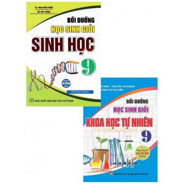 Combo Bồi Dưỡng Học Sinh Giỏi Sinh Học + Khoa Học Tự Nhiên Lớp 9 (Dùng Chung Cho Các Bộ SGK Hiện Hành)