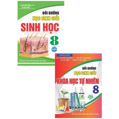 Combo Bồi Dưỡng Học Sinh Giỏi Sinh Học + Khoa Học Tự Nhiên Lớp 8 (Dùng Chung Cho Các Bộ SGK Hiện Hành)