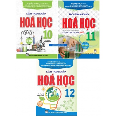 Combo Sách Tham Khảo Hóa Học Lớp 10, 11, 12 (Biên Soạn Theo Chương Trình GDPT Mới)