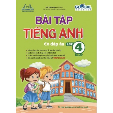 Bài Tập Tiếng Anh Lớp 4 Tập 2 Có Đáp Án (Global Success)