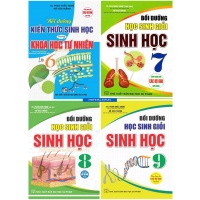 Combo Bồi Dưỡng Học Sinh Giỏi Sinh Học Lớp 6, 7, 8, 9 (Bộ 4 Cuốn)