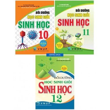 Combo Bồi Dưỡng Học Sinh Giỏi Sinh Học Lớp 10, 11, 12 (Bộ 3 Cuốn)