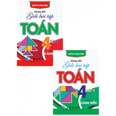 Combo Hướng Dẫn Giải Bài Tập Toán Lớp 4 (Bám Sát SGK Cánh Diều)
