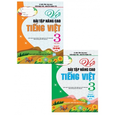 Combo Vở Bài Tập Nâng Cao Tiếng Việt Lớp 3 (Biên Soạn Theo Chương Trình GDPT Mới) (Bộ 2 Cuốn)