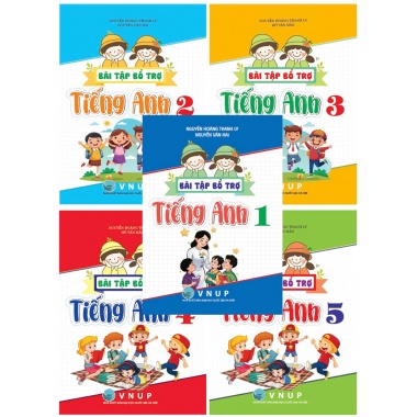 Combo Bài Tập Bổ Trợ Tiếng Anh Lớp 1,2,3,4,5 (Trọn Bộ 5 Cuốn)